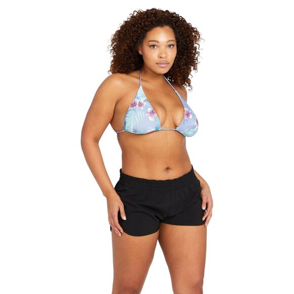 Volcom Women's Standard Simply Solid 2-Inch Swim Surf Boardshort Black 14367 - Picture 3 of 3